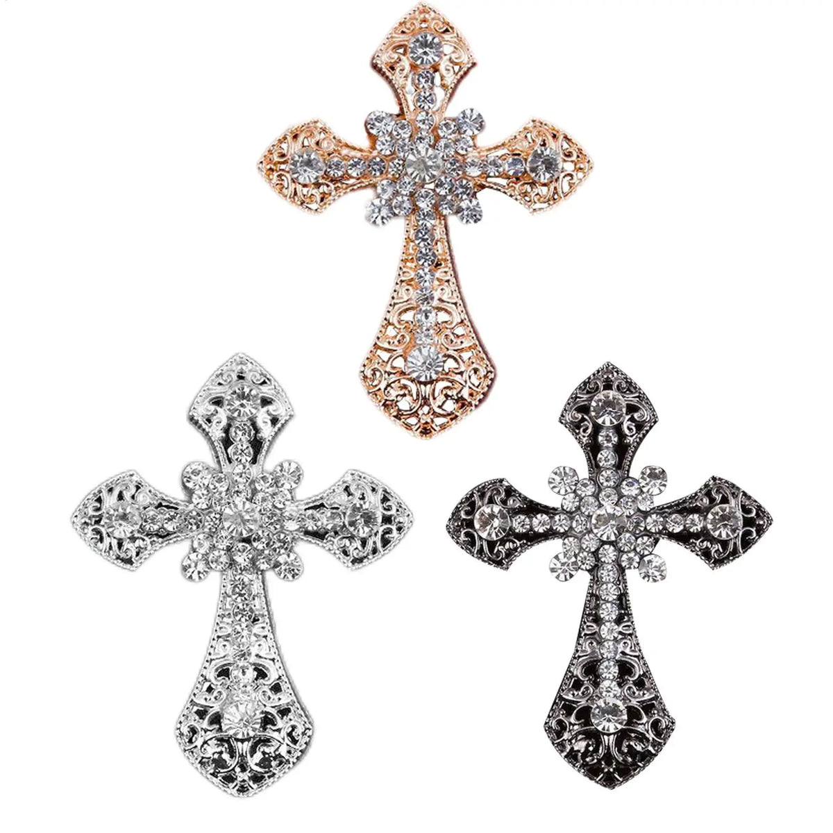 Bling Cross Car Air Vent Clip | Rhinestone Crystal Freshener Car Vent Clip Freshener QXL