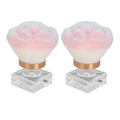 2-Pack Soft Bristle Nail Dust Removal Brushes | Pink Rose Art Nail Dust Brush QXL black