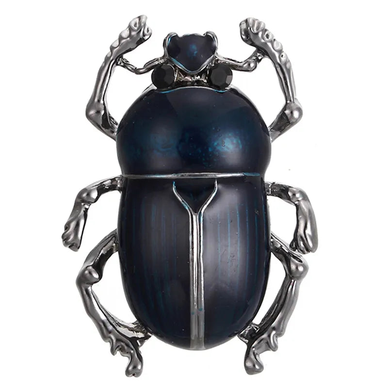 Vintage Beetle Enamel Brooch Pin | Women's Insect Jewelry Enamel Brooch Pin QXL