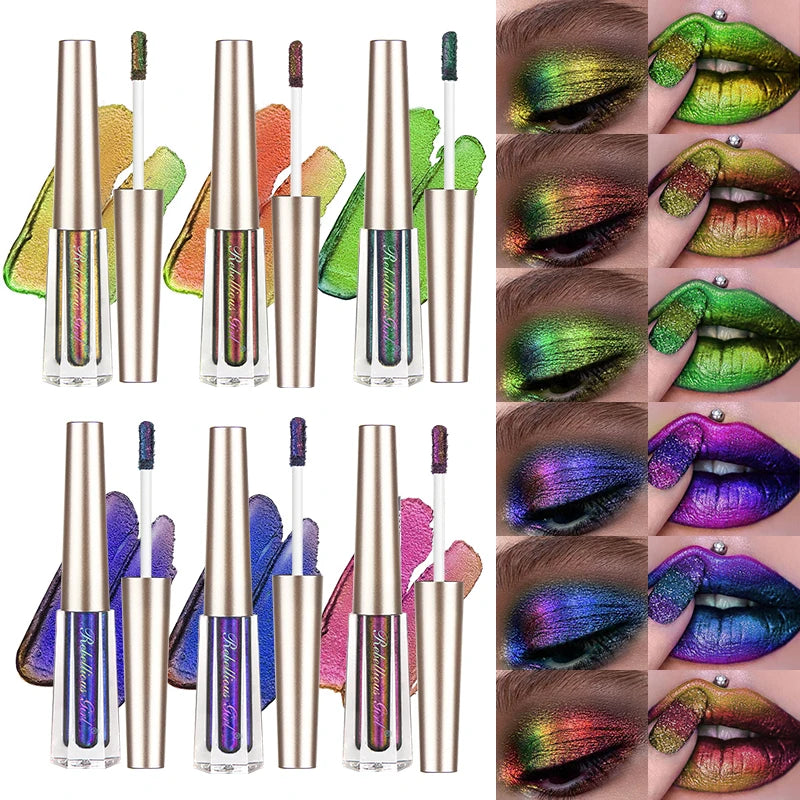 VERONNI Chameleon Glitter Liquid Eyeshadow Stick | Metallic Liquid Eyeshadow Stick QXL