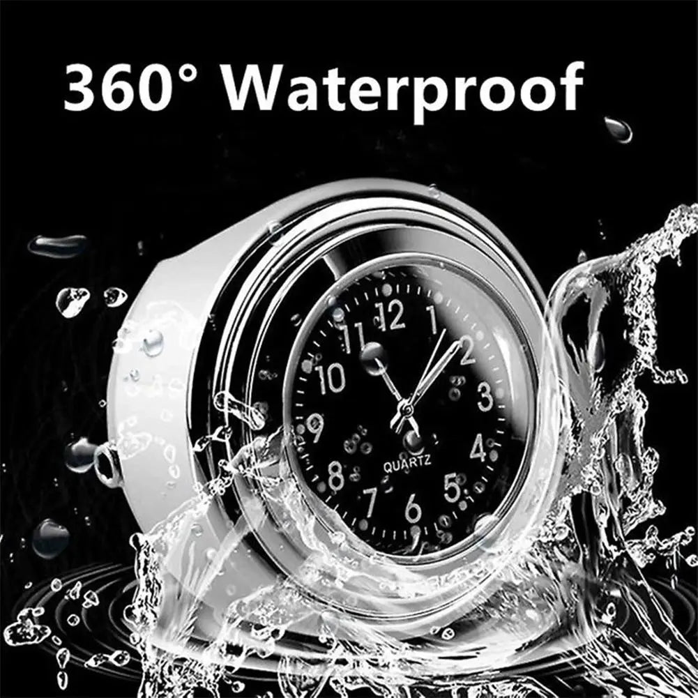 Motorcycle Handlebar Clock | Waterproof Aluminum Watch Handlebar Clock QXL