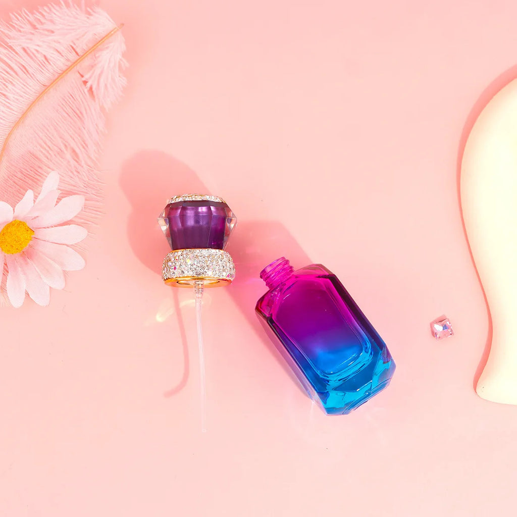 30ml Gradient Glass Perfume Spray Bottle | Refillable Atomizer Perfume Spray Bottle QXL 060104 White mixed A
