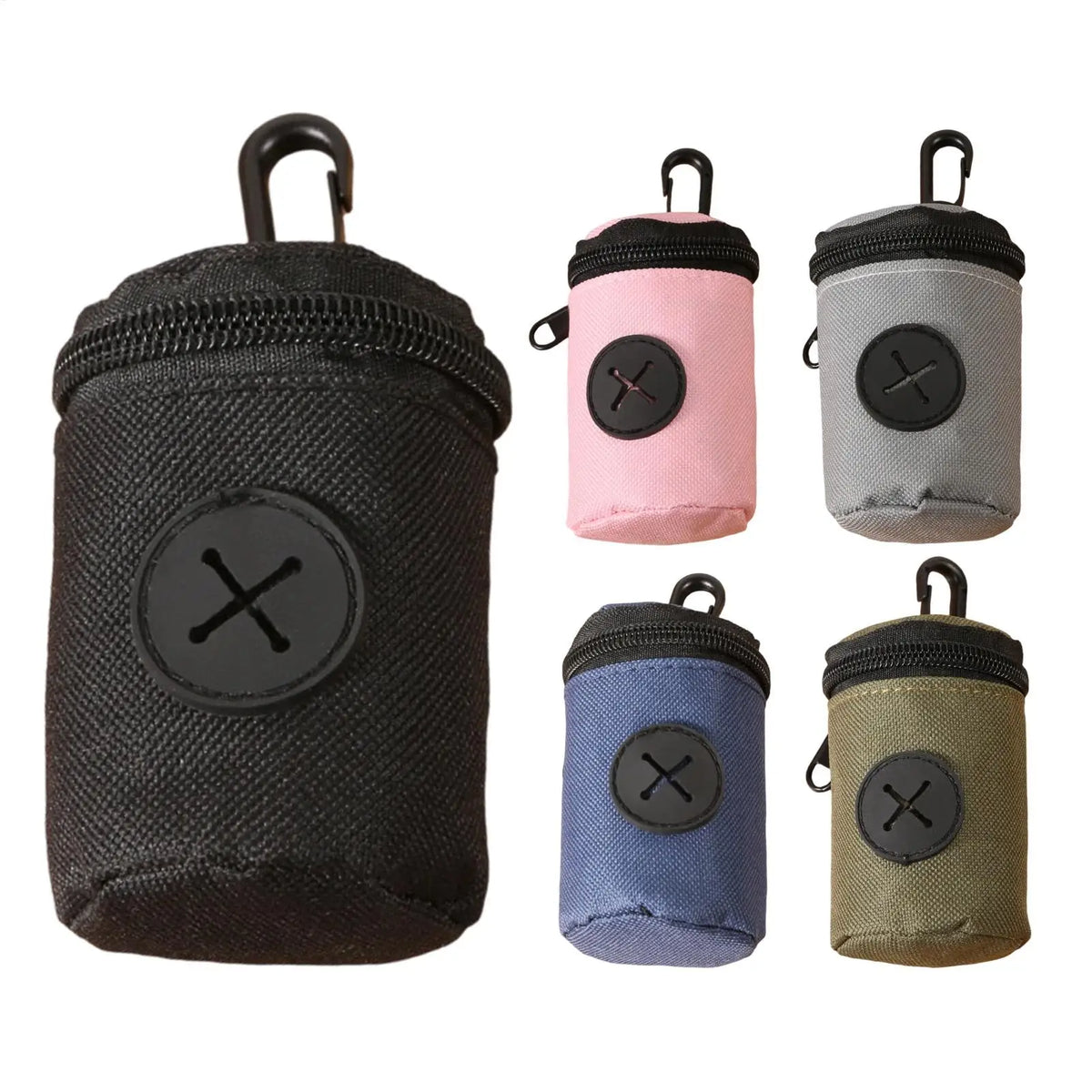 Dog Poop Bag Dispenser & Holder | Clip-On Dog Walking Dog Waste Bag Holder QXL