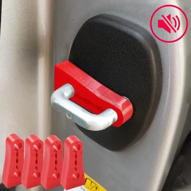4-Pack Car Door Lock Damper Buffers | Rubber Sound Deadener Door Lock Damper QXL