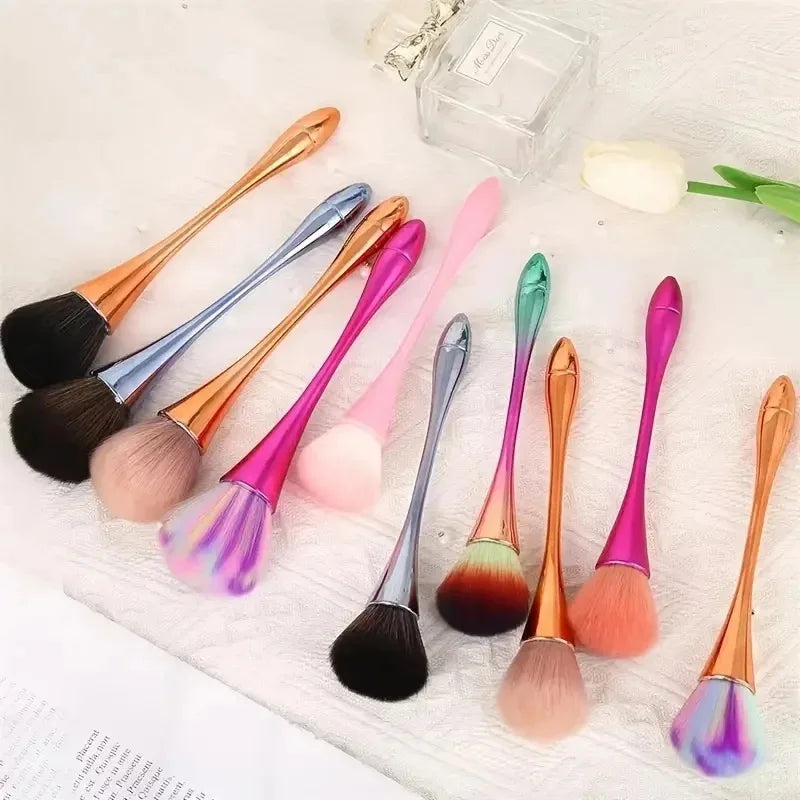 Rose Gold Blush Brush | Large Professional Powder Contour Makeup Blush Brush QXL