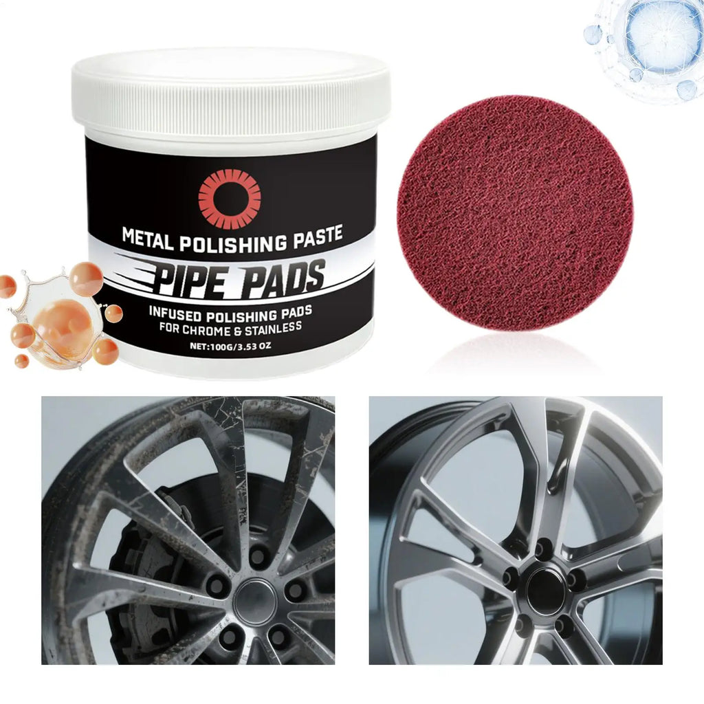 Metal Polishing Paste | Chrome & Multi-Metal Restorer 100g Metal Polishing Paste QXL