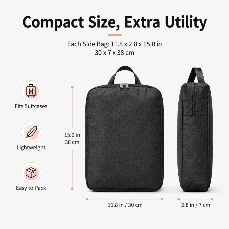 Dual-Side Luggage Expansion Bag | Foldable Suitcase Organizer Luggage Expansion Bag QXL