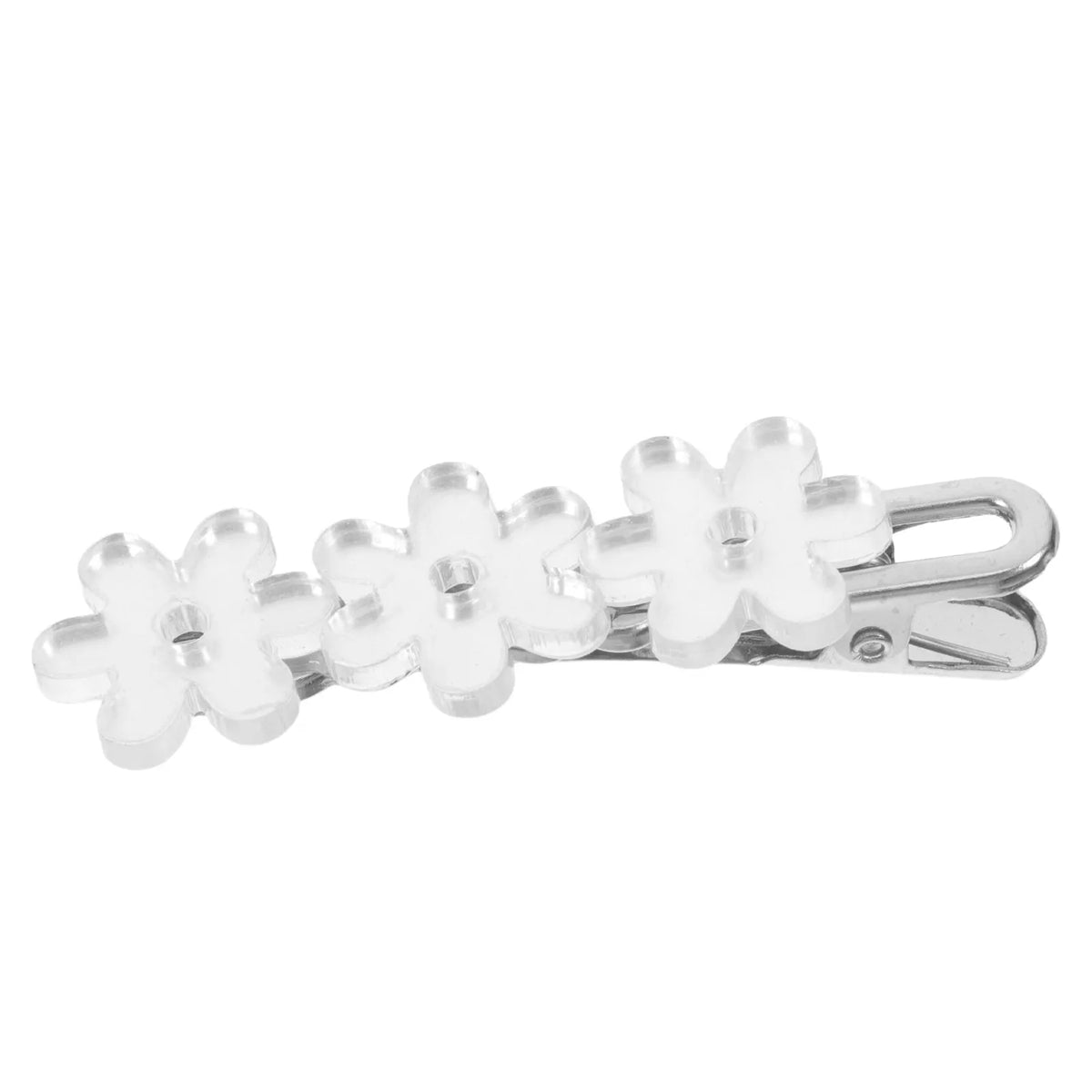 Mirror Flower Hair Clip | Floral Side Barrette for Women Floral Hair Barrette QXL Default Title