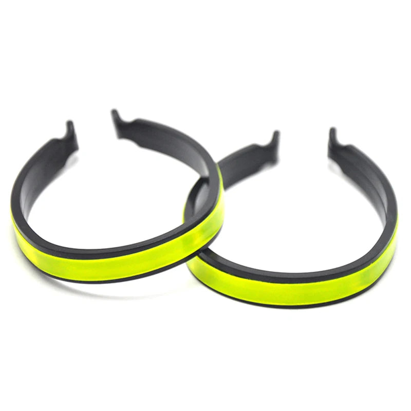 2-Pack Reflective Ankle Trouser Clips | Hi-Vis Cycling Straps Cycling Trouser Clips QXL