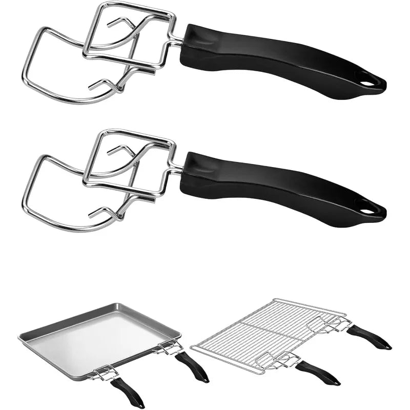 Oven Tray Lifter Clip | Heat-Resistant Rack Handle Tool Oven Tray Lifter QXL 1PCS