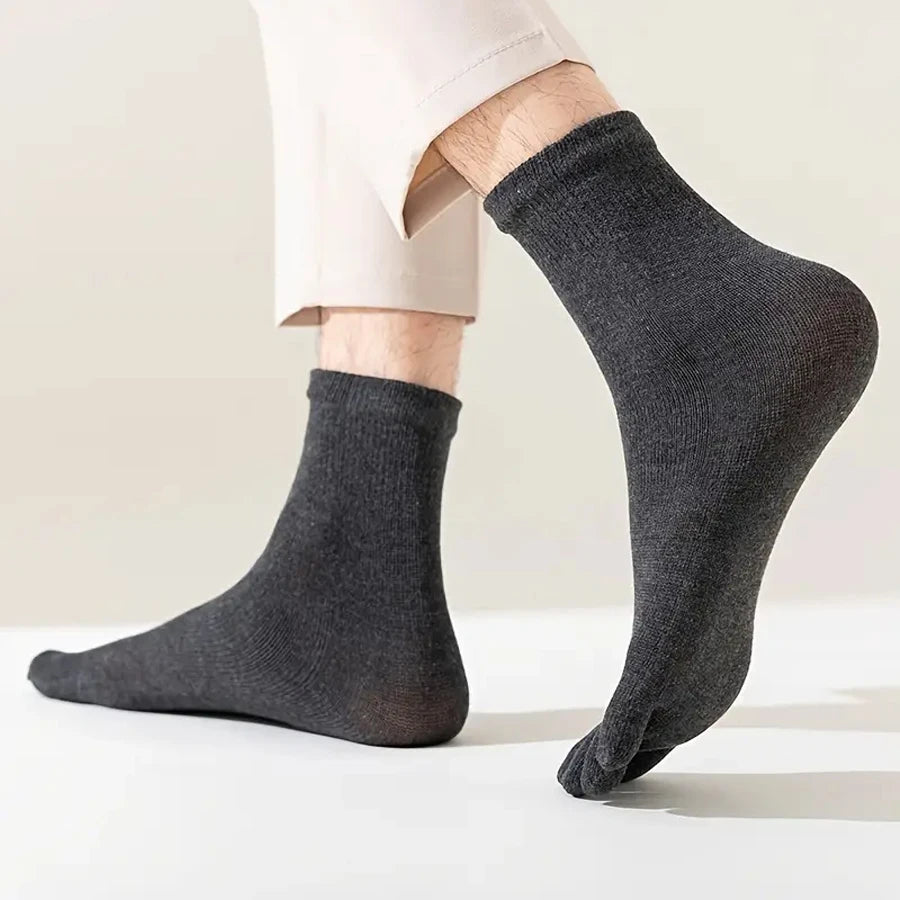 Five Finger Toe Socks 5/12 Pairs | Breathable Sports Crew Socks Toe Socks QXL