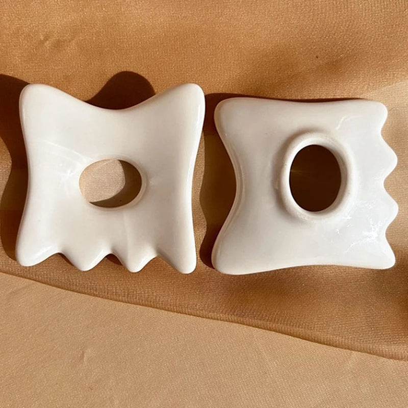 Ceramic Gua Sha Board | Anti-Aging Facial Scraping Tool Gua Sha Board QXL