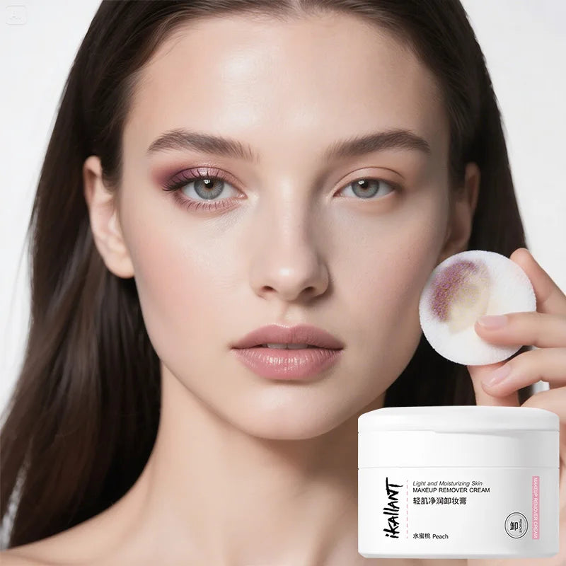 Natural 2-Step Moisturizing Makeup Remover Cream 80g Makeup Remover Cream QXL