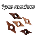 Polished Wooden Thumb Bookmark | One-Handed Page Turner Wooden Thumb Bookmark QXL 1pcs random