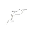RC Airplane Landing Gear Front Wheel Steering Bracket M3 M4 RC Airplane Parts QXL 2.0mm