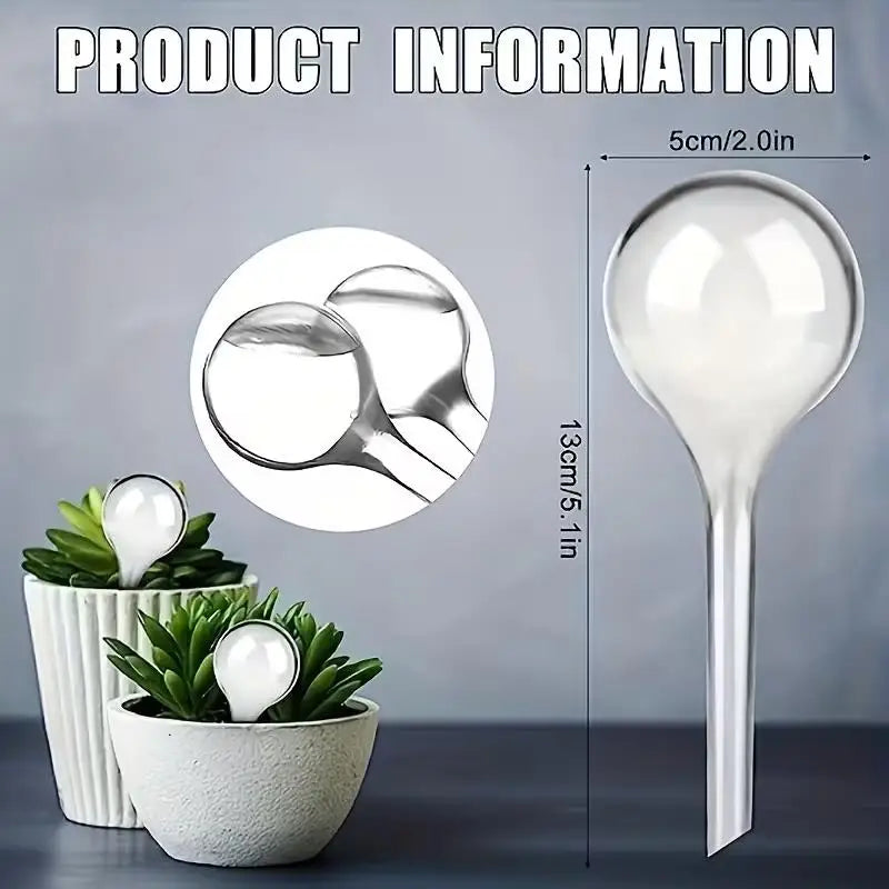 Self-Watering Globes | Adjustable Drip Irrigation 2 or 4 Pack Drip Irrigation Globe QXL
