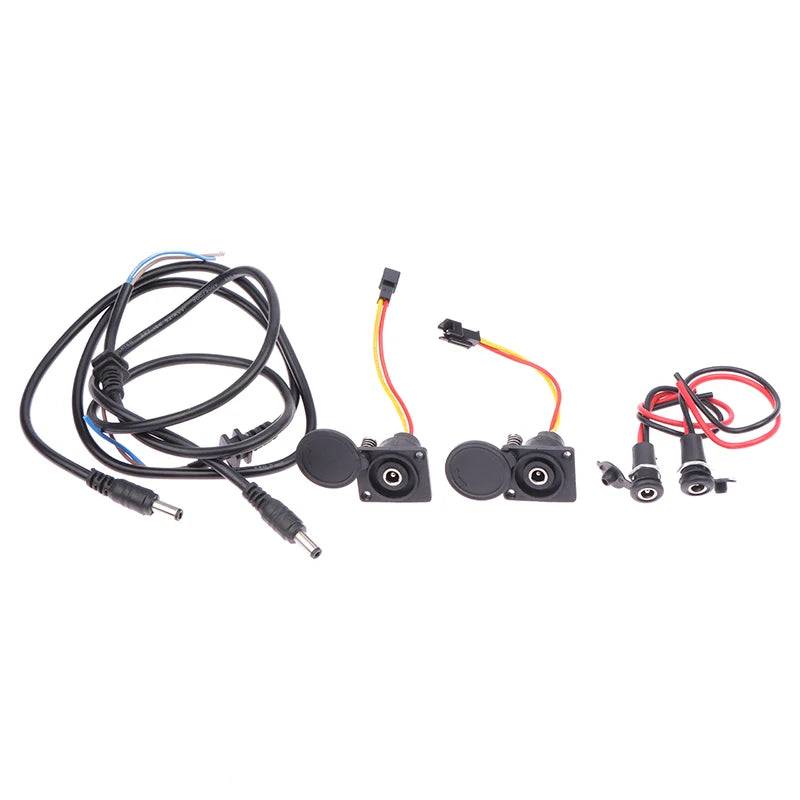DC 2.1/2.5mm E-Bike Battery Charger Connector Plug Adapter Battery Charger Connector QXL