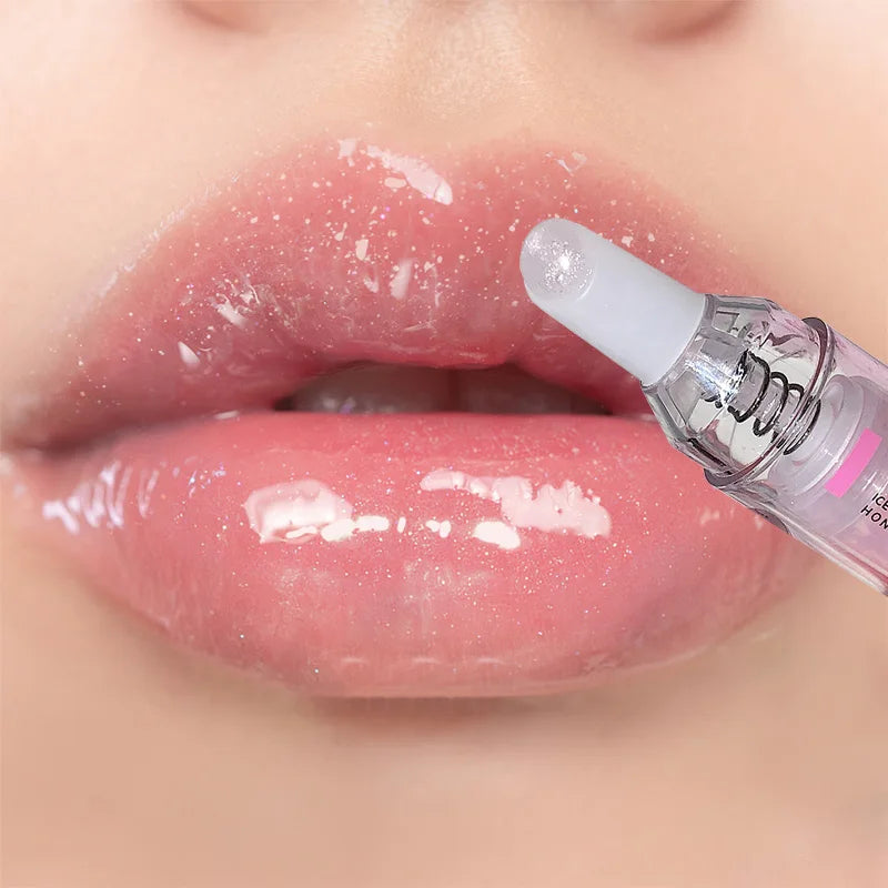 Gege Bear Ice Beet Glitter Lip Gloss | K-Beauty Hydrating Glitter Lip Gloss QXL