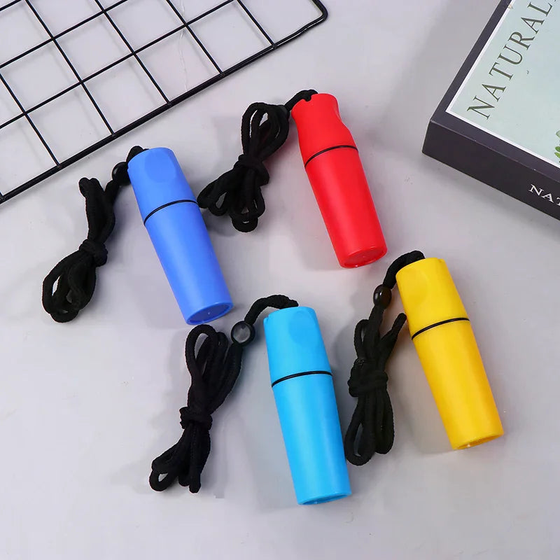 Water-Resistant Storage Tube with Lanyard | Coin & Cash Case Waterproof Storage Tube QXL