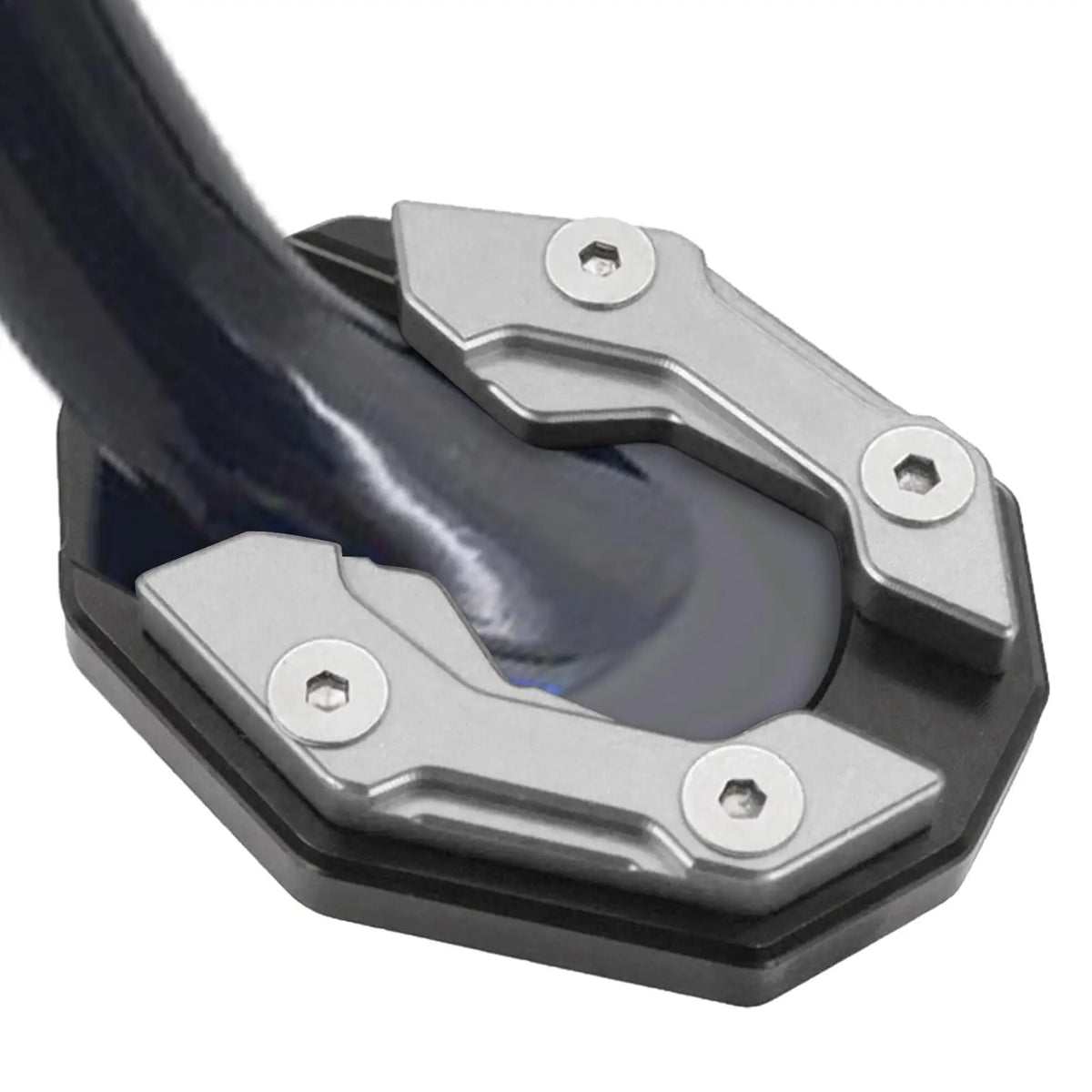 Aluminum Motorcycle Kickstand Extension Pad | Non-Slip Side Stand Kickstand Extension Pad QXL