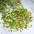 Holographic Glitter Flakes & Sequins for Nail Art | 6 Colors Nail Art Glitter QXL Color-6