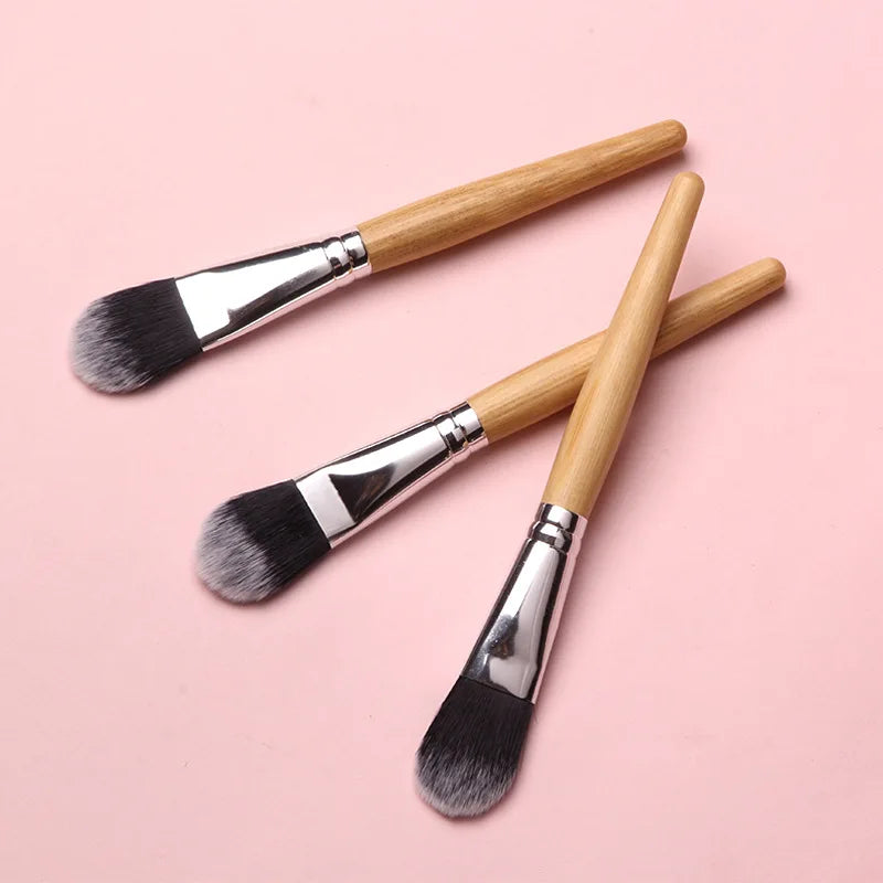 Eyeshadow Brush | Bamboo Handle Synthetic Fiber Makeup Tool Eyeshadow Makeup Brush QXL