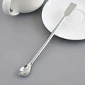 Double-Ended Stainless Steel Sampling Spoons – 2-Pack Lab & Kitchen Sampling Spoon Set QXL 2pcs