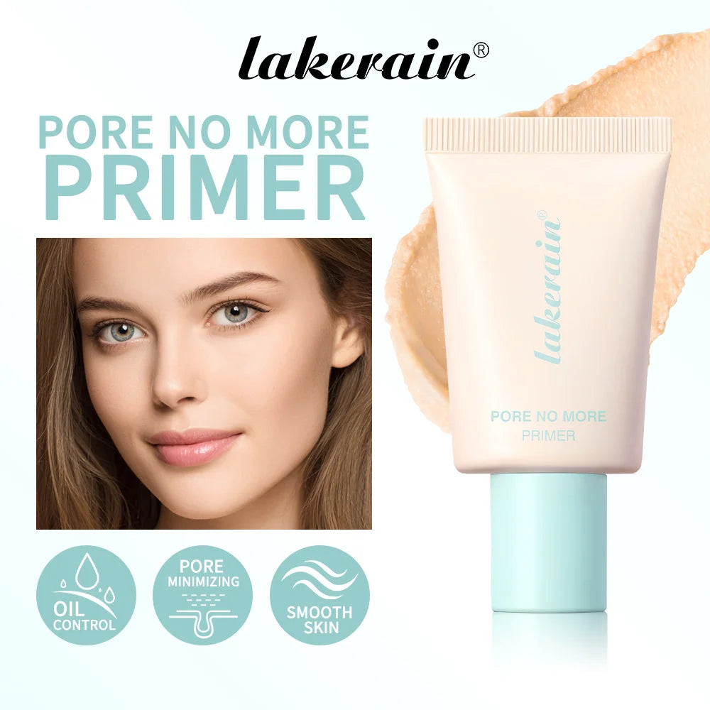 Lakerain Pore No More Primer | Oil Control Matte Face Base Makeup Face Primer QXL