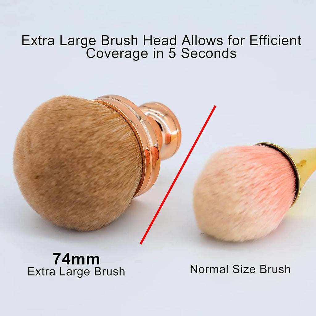 74mm Oval Body Makeup Brush for Self Tanner & Bronzer Body Makeup Brush QXL