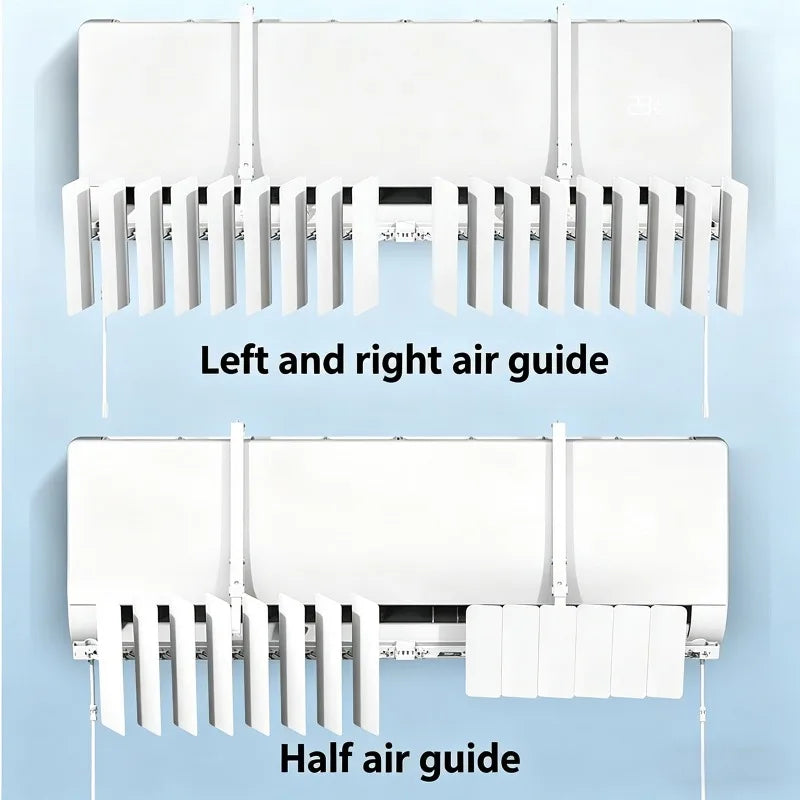 Adjustable AC Wind Deflector | Wall-Mount Air Louver Guide AC Wind Deflector QXL