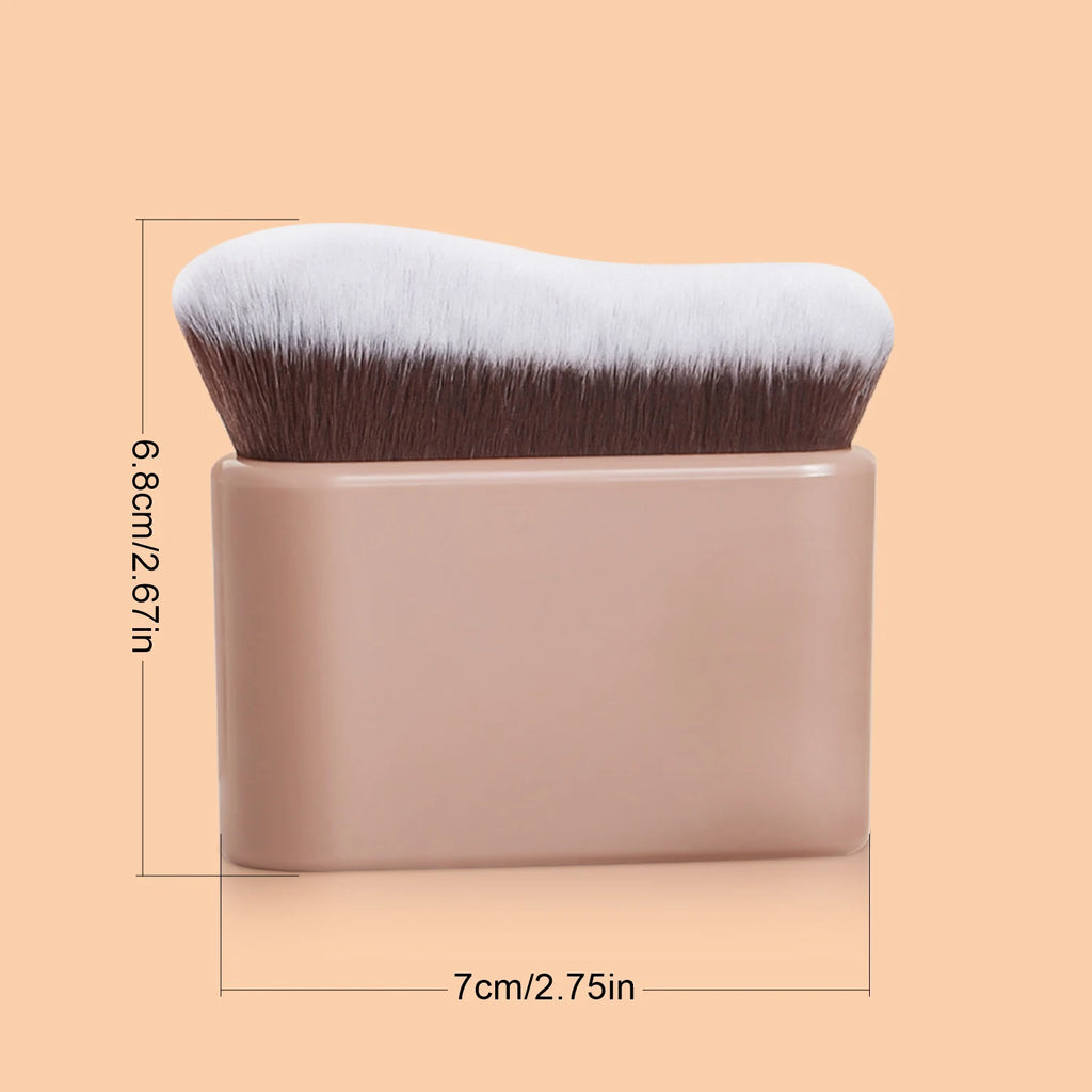Ronshadow Wave Foundation Brush | Soft Nylon Cosmetic Brush Foundation Brush QXL