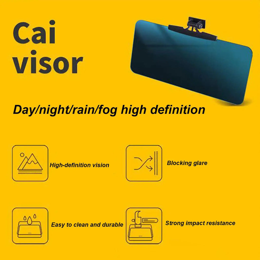 Car Visor Extender Sun Blocker | 180° Anti-Glare Sunshade Car Visor Extender QXL