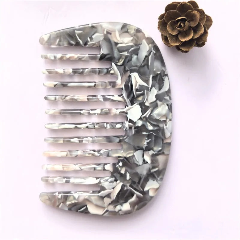 Acetic Acid Pocket Hair Comb | Portable Travel Styling Tool Pocket Hair Comb QXL 10