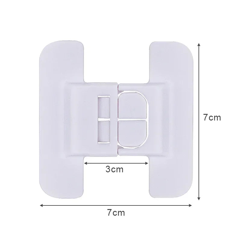 4-Pack Baby Safety Cabinet & Drawer Locks | Anti-Pinch Buckle Baby Safety Locks QXL