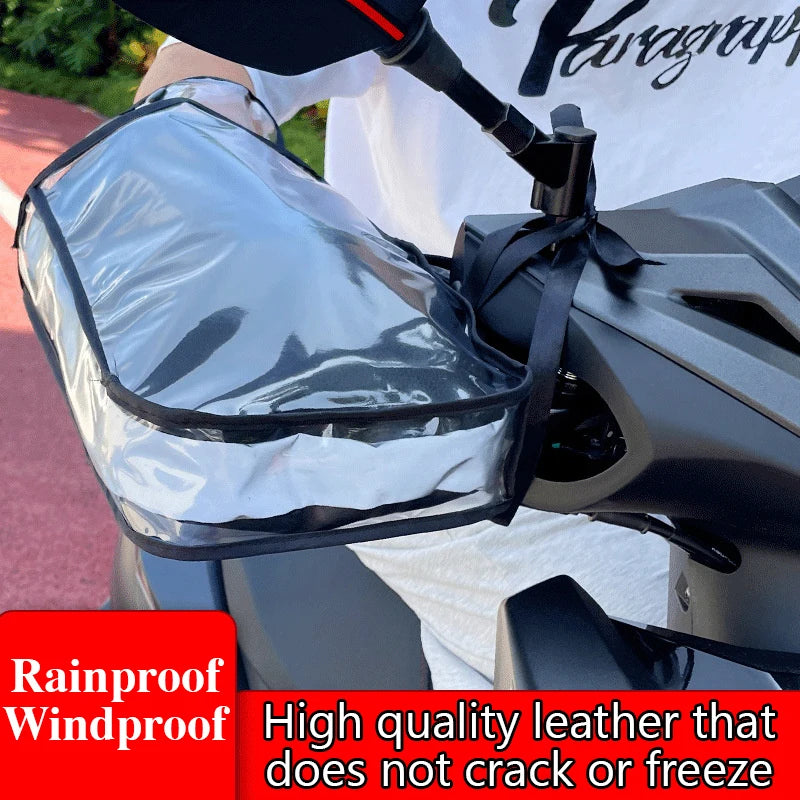 Motorcycle Handlebar Muffs | Waterproof Winter Hand Covers Handlebar Hand Muffs QXL