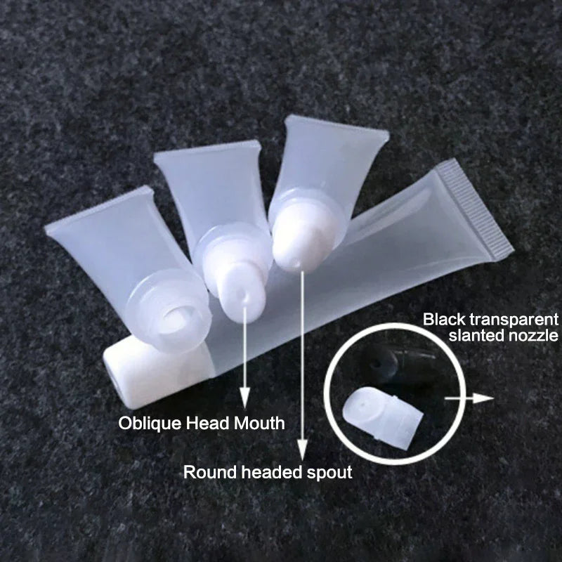 20ml Refillable Lip Gloss Tube | Empty PE Squeeze Container Lip Gloss Container QXL