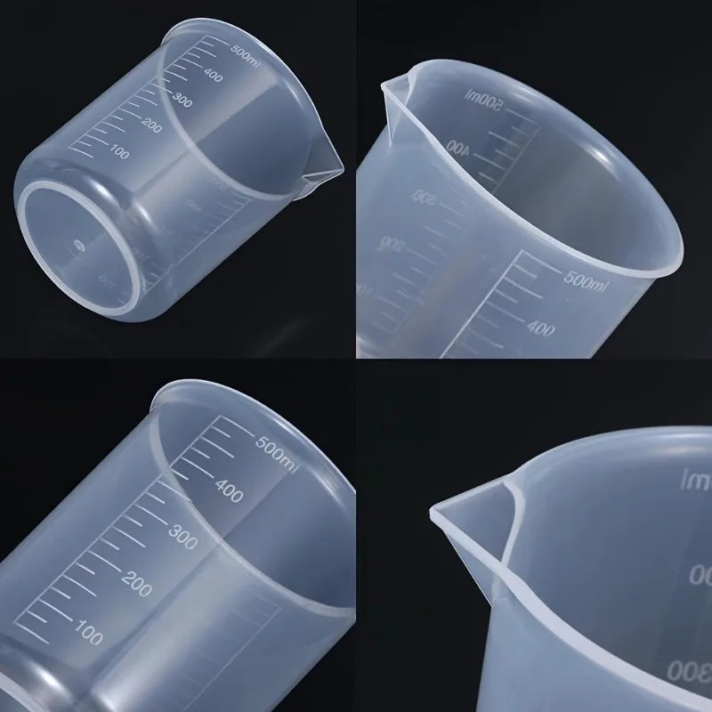 500ml Graduated Plastic Measuring Cup | Food-Safe Kitchen Jug Measuring Cup QXL