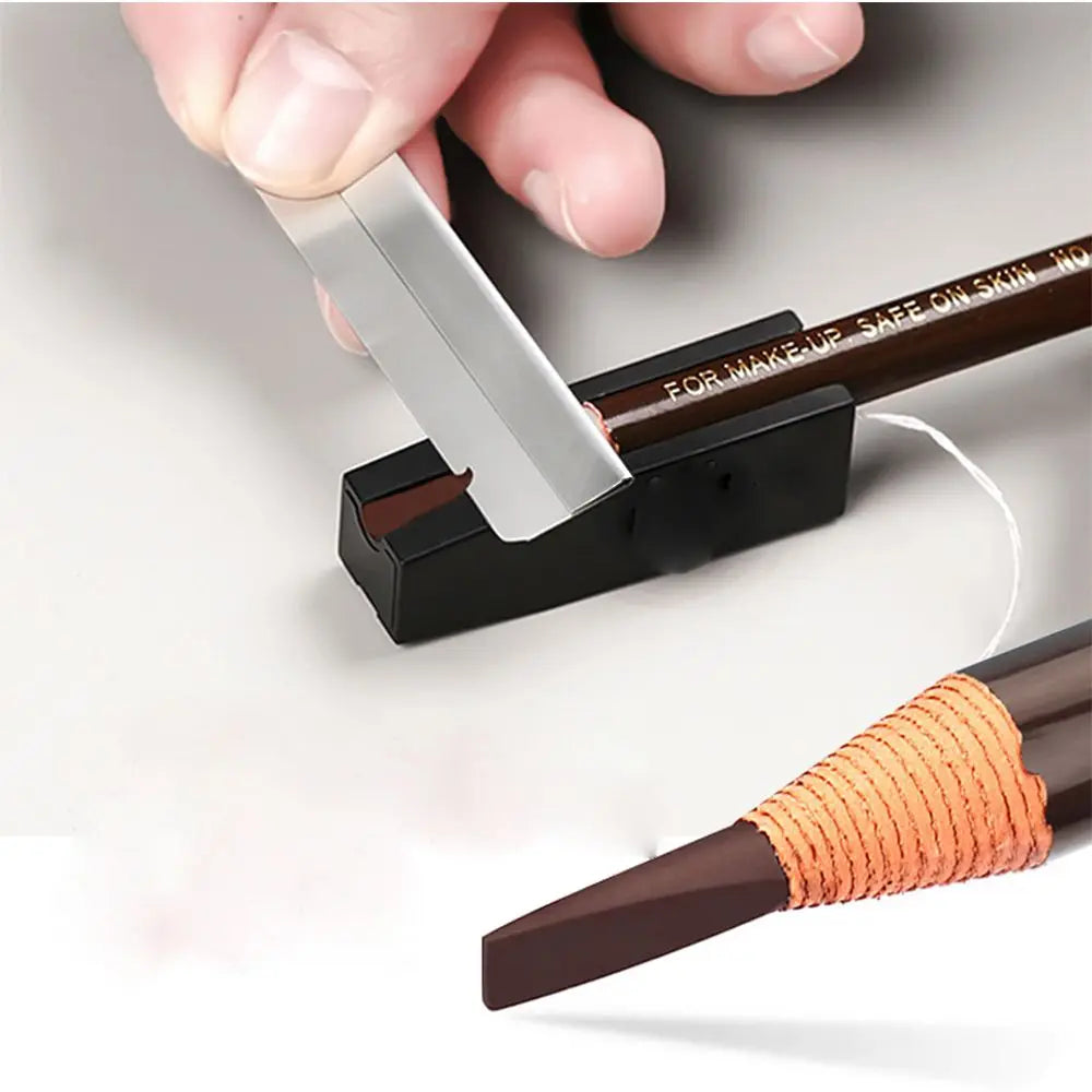 Dual-Slot Eyebrow Pencil Sharpener | Microblading Tool Eyebrow Pencil Sharpener QXL