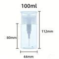 Nail Polish Remover Pump Dispenser | Lockable PET Bottle Pump Dispenser Bottle QXL 1Pcs 100ml ABS