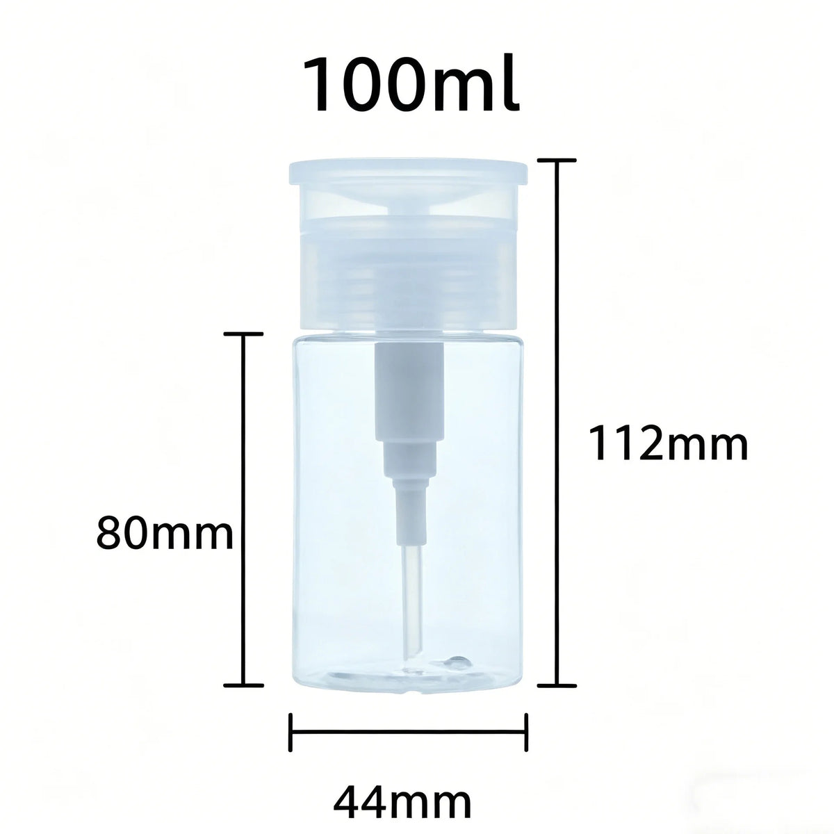 Nail Polish Remover Pump Dispenser | Lockable PET Bottle Pump Dispenser Bottle QXL 1Pcs 100ml ABS