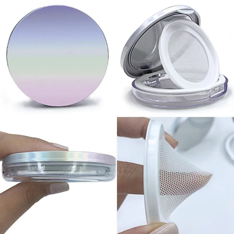 Empty Loose Powder Compact Case with Mirror – 5g Refillable Powder Compact Case QXL