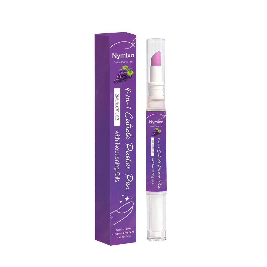 2-in-1 Ceramic Cuticle Remover Oil Pen | Nail Pusher Tool Cuticle Oil Pen QXL 1PC