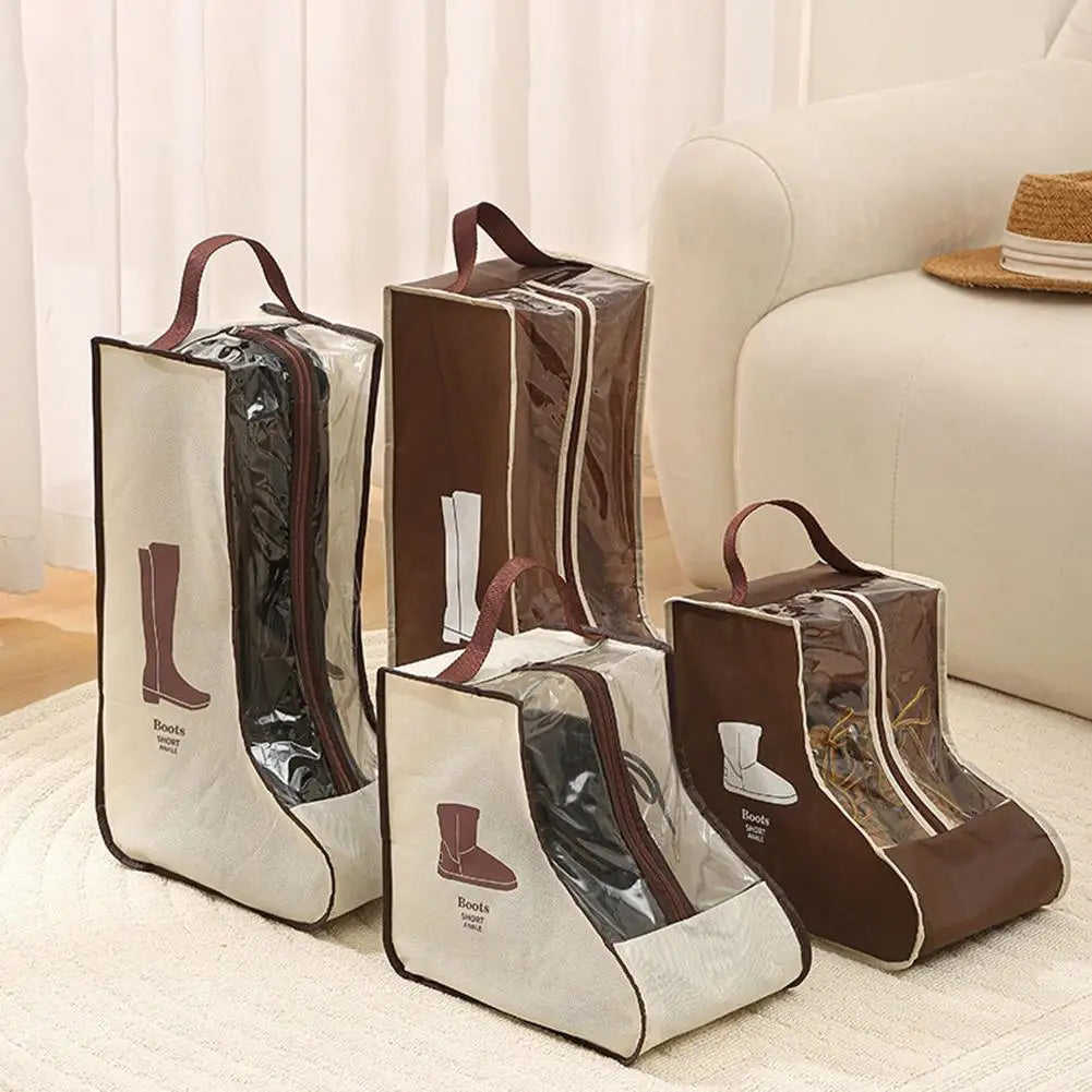 Waterproof Boot Storage Bag | Clear Window, S & L Sizes Boot Storage Bag QXL