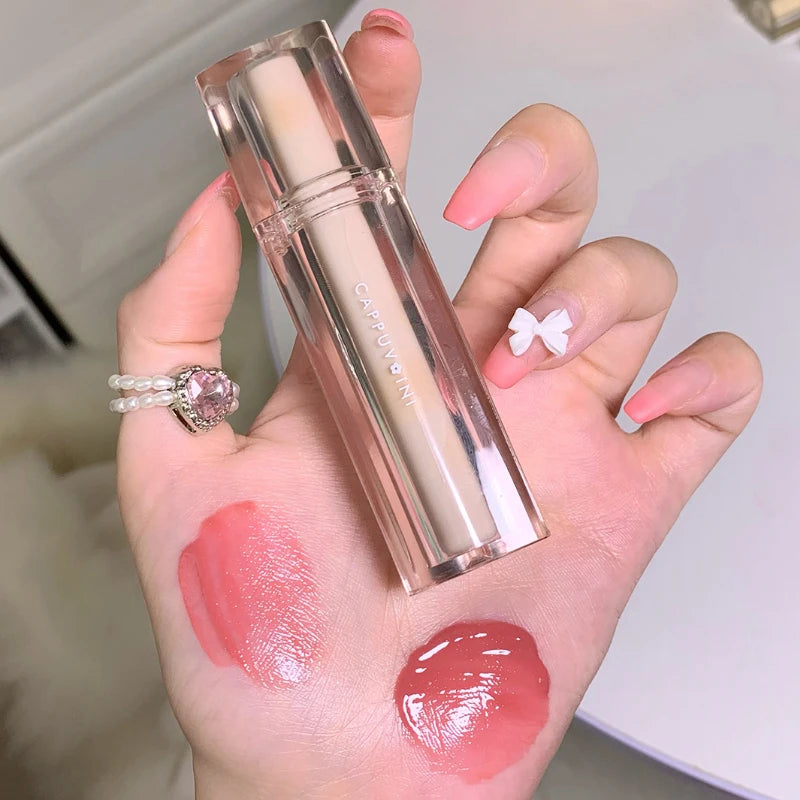 Cappuvini Mirror Lip Glaze | Glazed Glass Lip Gloss Lipstick Mirror Lip Gloss QXL