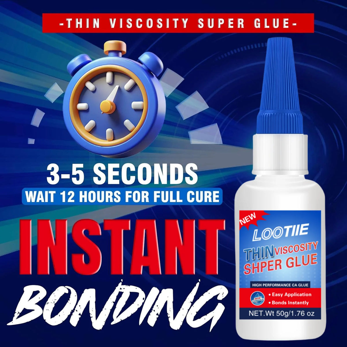 50g Super Glue – Fast-Drying Multi-Purpose Instant Adhesive Instant Adhesive QXL