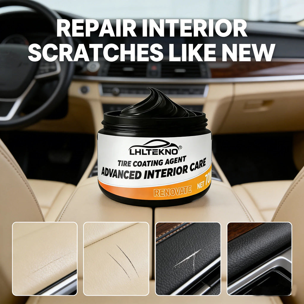 Tire Coating Cream – Renovating & Protective Gloss for Car Tires Tire Care Cream QXL