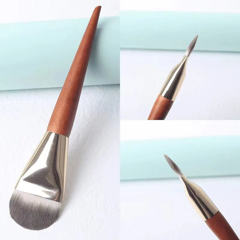 Makeup Face Brush – Foundation, Bronzer, Blush & Highlighter Makeup Face Brush QXL