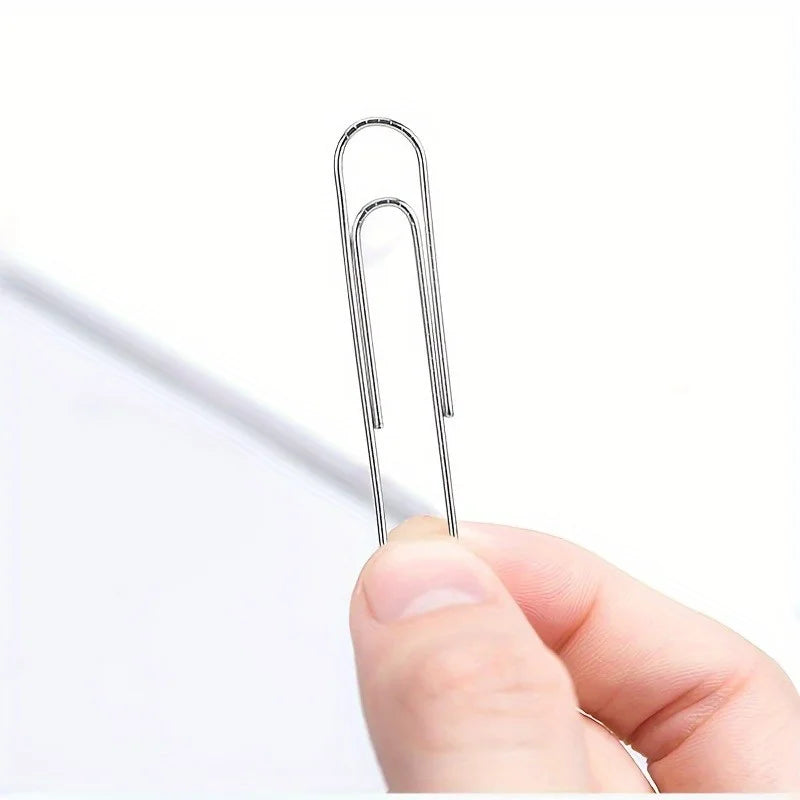 Large Anti-Slip Giant Paper Clips | Stainless Steel Office DIY Giant Paper Clips QXL