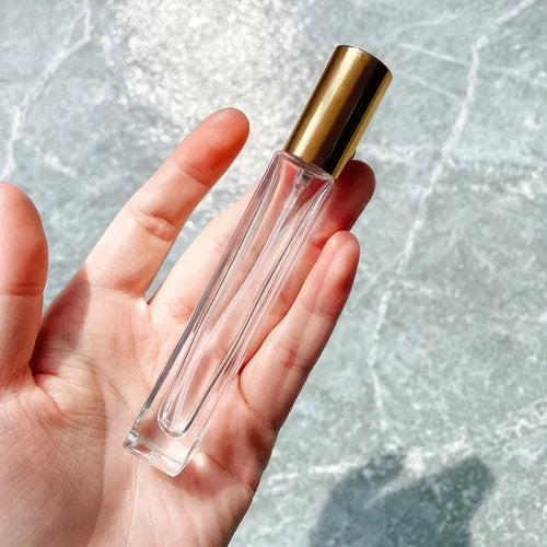 10ml Glass Perfume Atomizer & Roll-On Travel Bottle Perfume Atomizer Bottle QXL 10ml square gold roll on