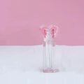 3.5ml Heart-Shaped Refillable Lip Gloss Tube | DIY Clear Container Lip Gloss Container QXL Pink